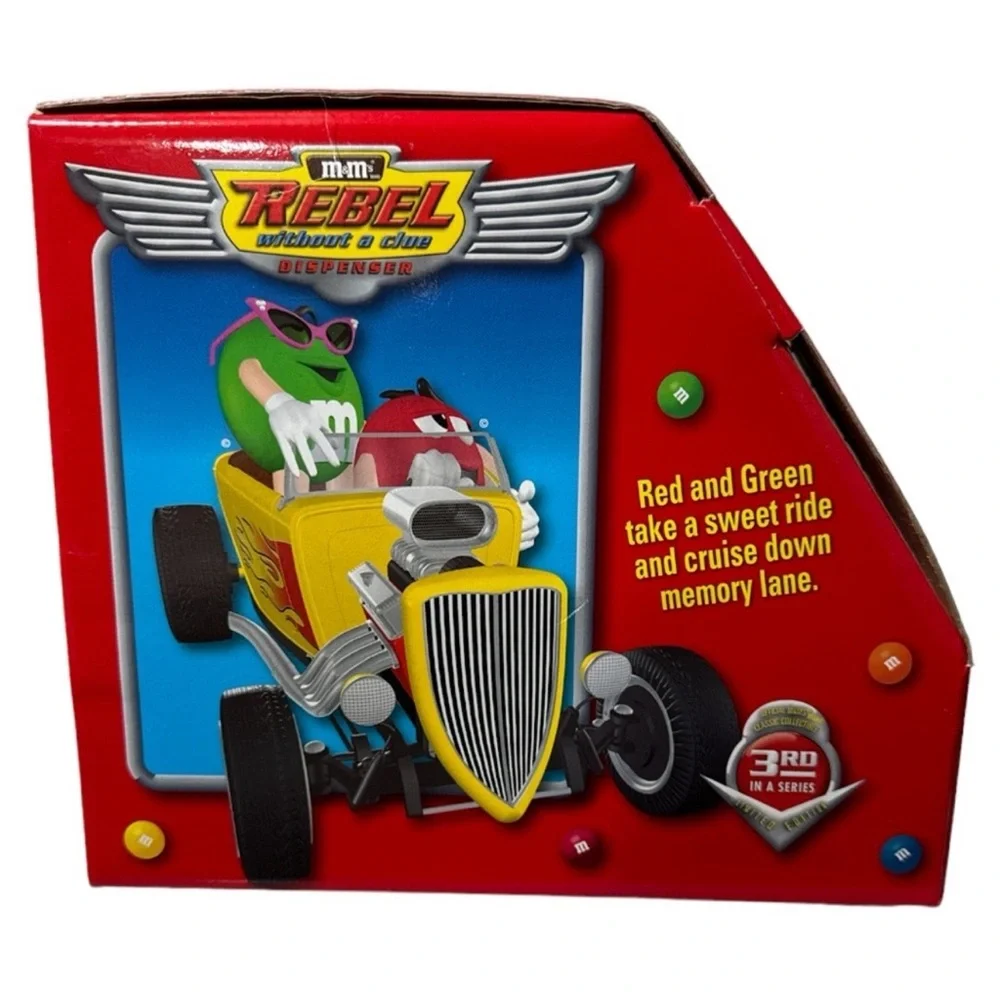 M&M Rebel Without a Clue Candy Dispenser - New In Box Collectible